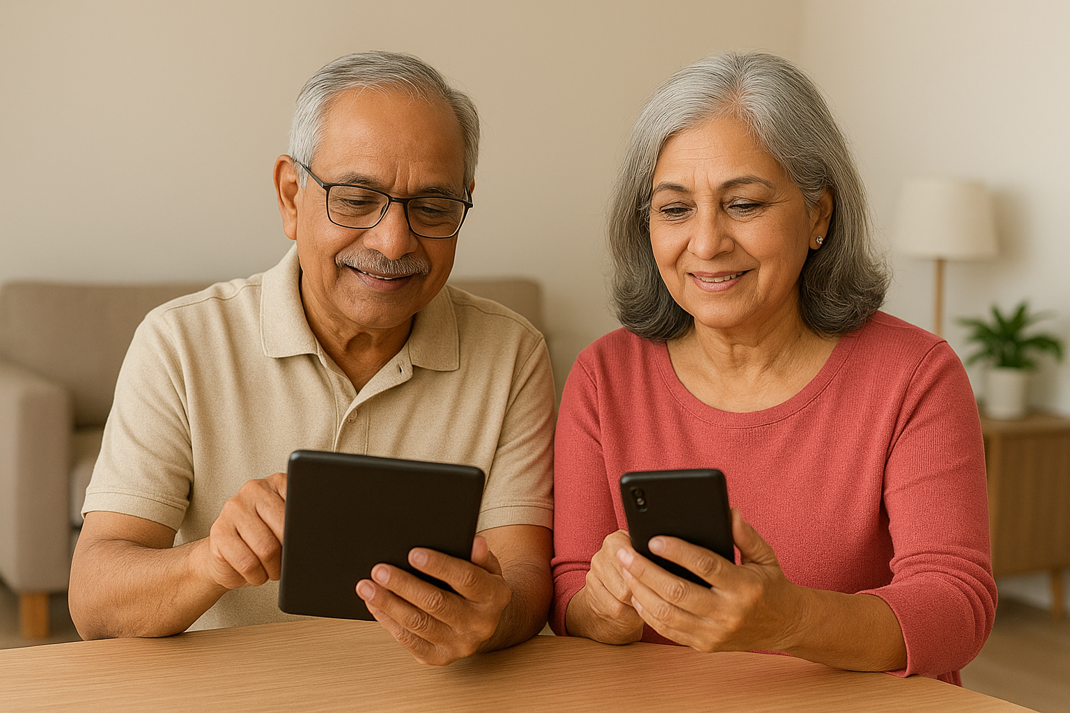 Senior health monitoring app