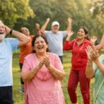 Senior health app with reminders