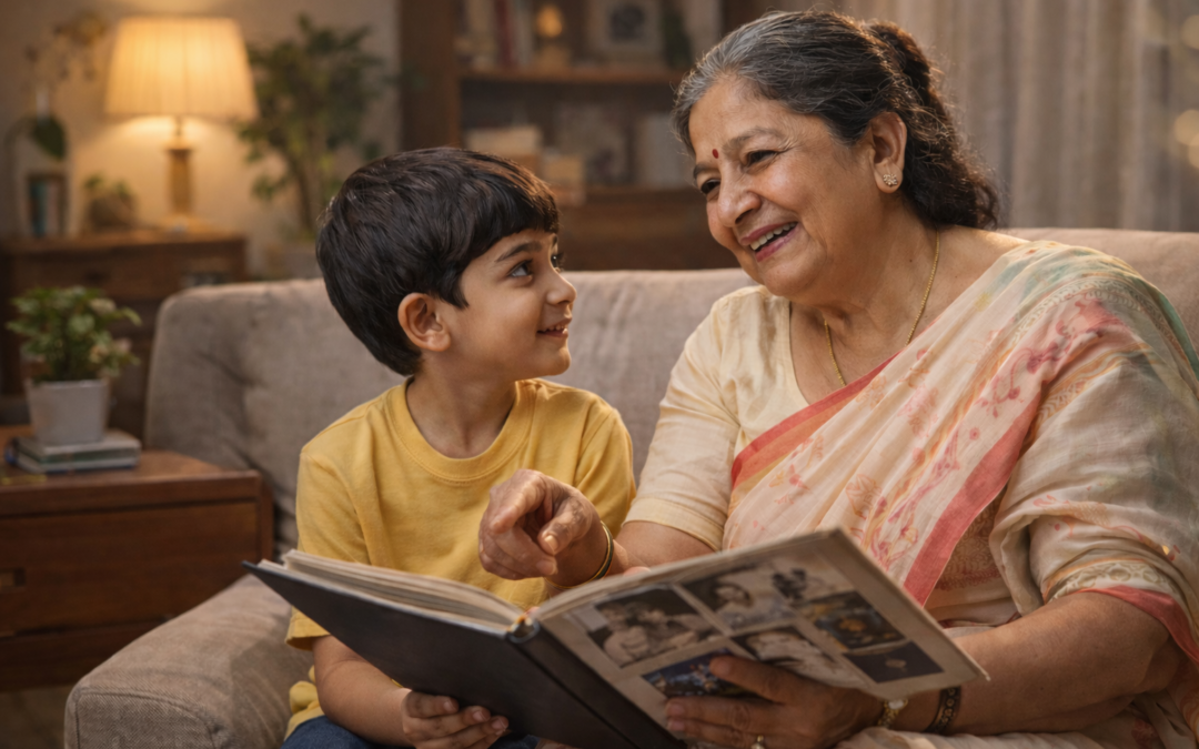 How can storytelling become a creative activity for seniors?