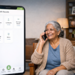 Senior health monitoring app